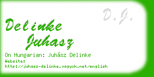 delinke juhasz business card